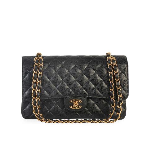 chanel classic flap grained calfskin